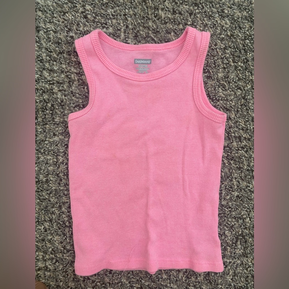 3T pink tank top
